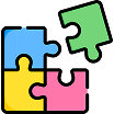 Icon four puzzle pieces.