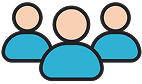 Icon of a 3 users.