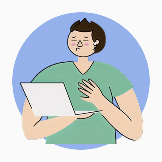Illustration depicting one character.