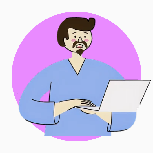 Illustration depicting one character.