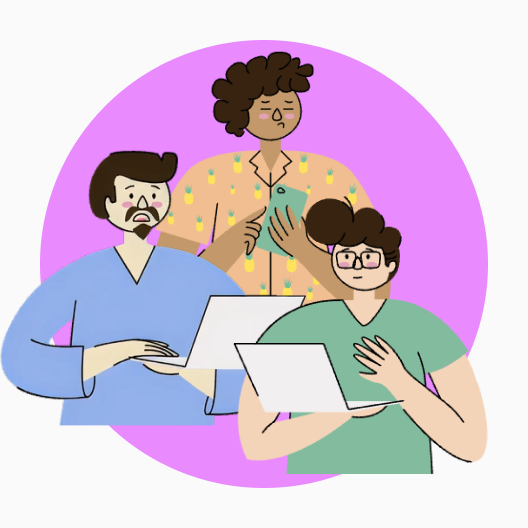 Illustration depicting one character.