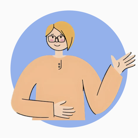 Illustration depicting one character.