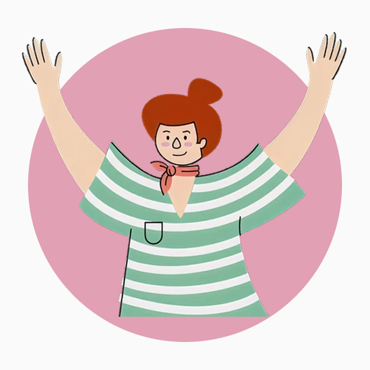 Illustration depicting one character.